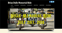 Desktop Screenshot of dullememorialride.com